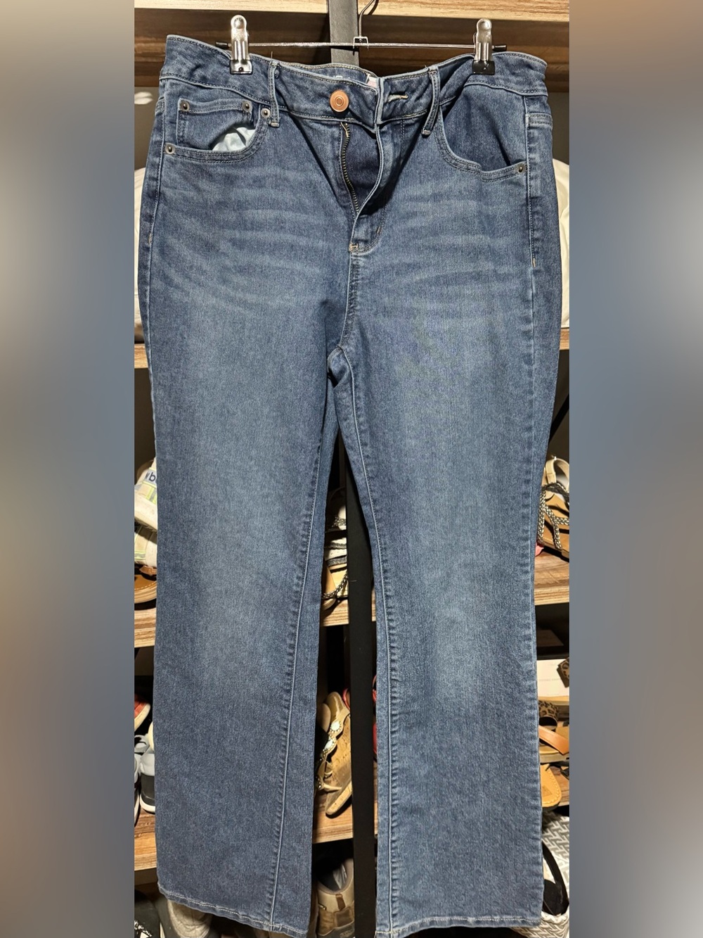 No Boundaries Medium Blue Straight Leg Jeans